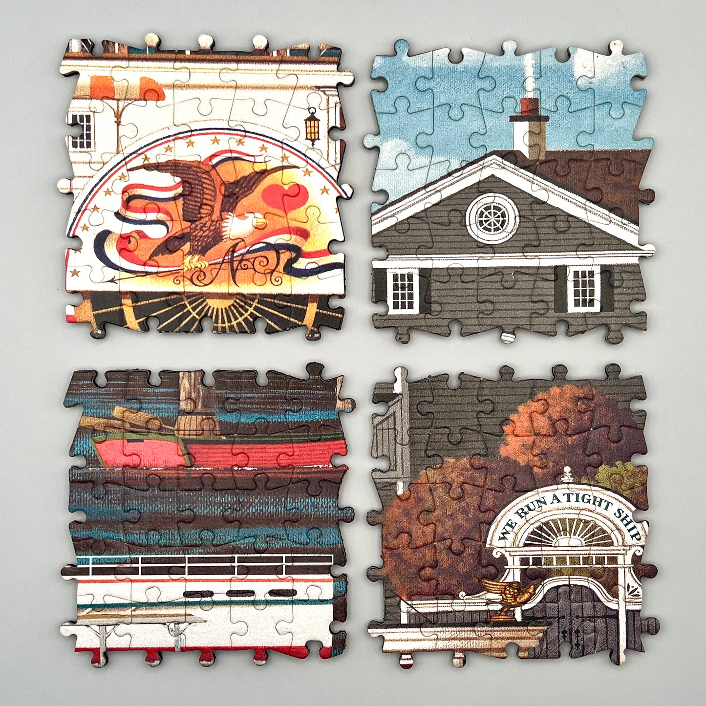 Fairhaven By The Sea by Charles Wysocki - Eagle Set