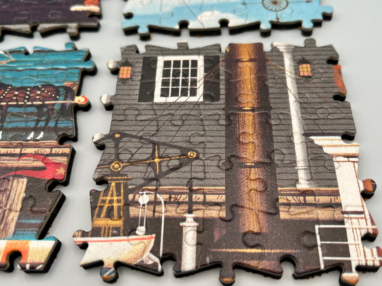 Fairhaven By The Sea by Charles Wysocki - US Flag Set