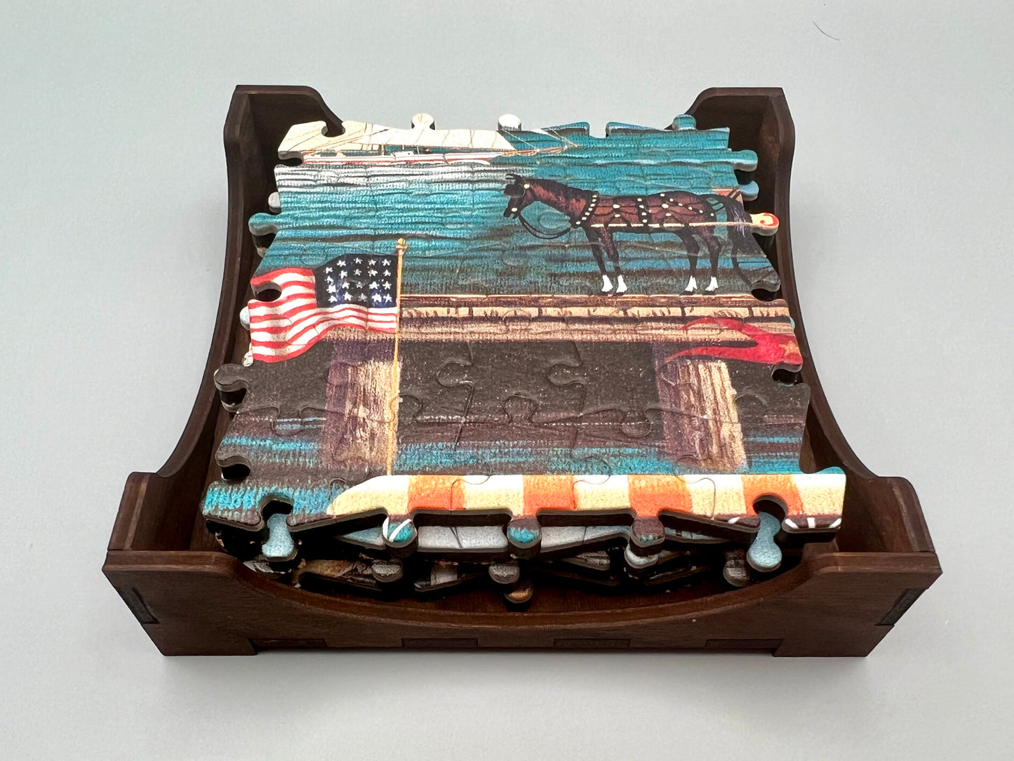 Fairhaven By The Sea by Charles Wysocki - US Flag Set