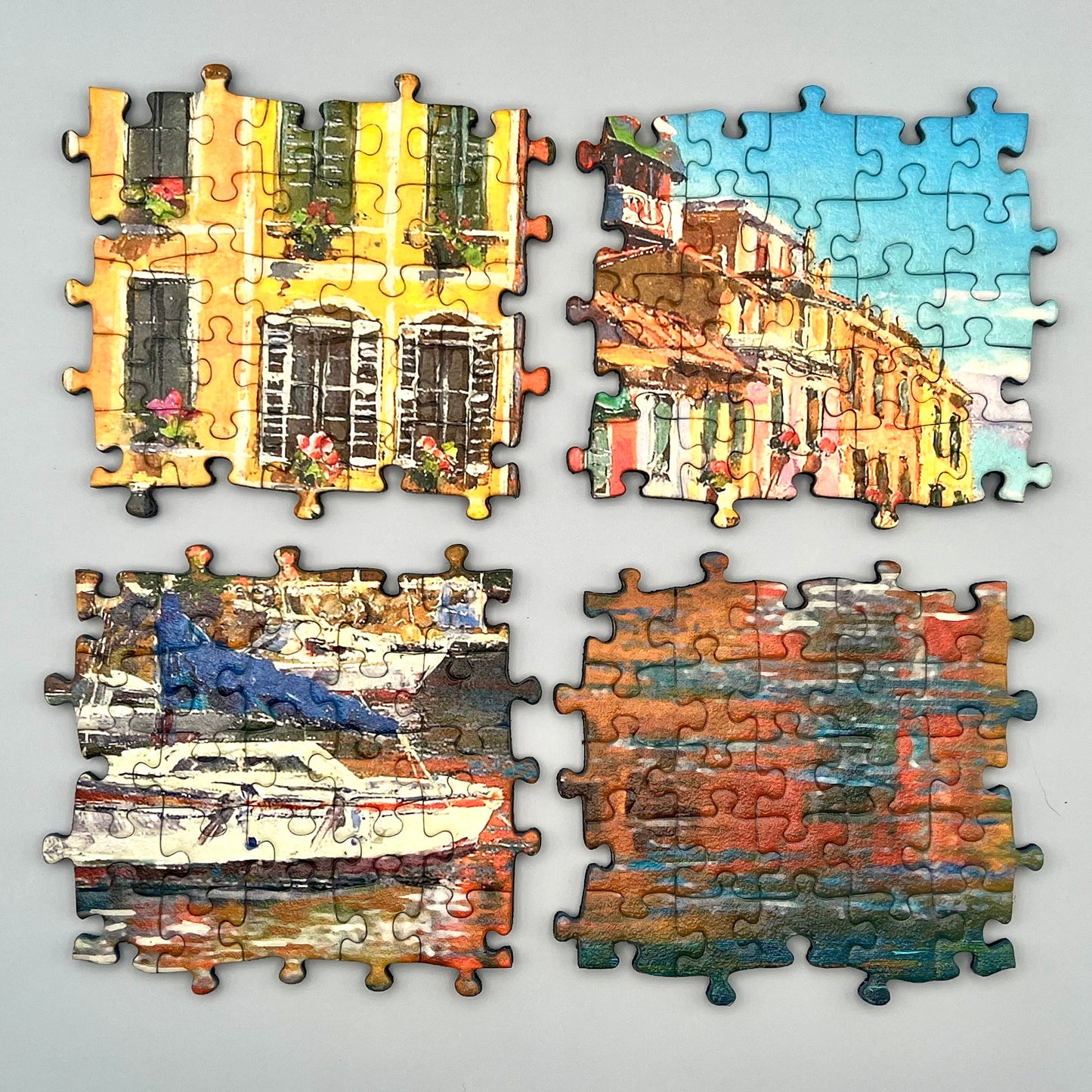 Sunny Harbor - Colorful Buildings Set